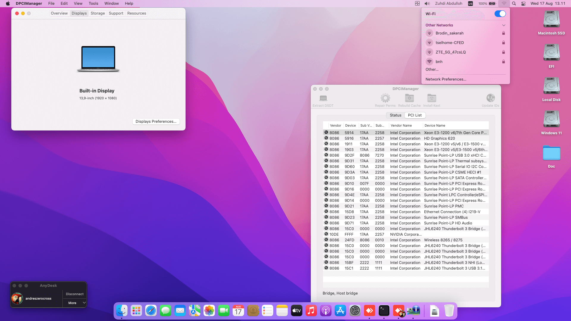 Lenovo Thinkpad T480S 2nd [KabyLake R   Intel UHD 620 + PS2]   OpenCore 2